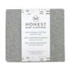 imageHonestBaby Organic Cotton Mini Crib Sheet Gray Heather One Size1 Pack  Gray Heather