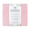imageHonestBaby Organic Cotton Mini Crib Sheet Gray Heather One Size1 Pack  Pink Mini