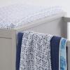 imageHonestBaby Organic Cotton Mini Crib Sheet Gray Heather One Size2 Pack  Compass