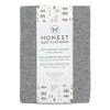imageHonestBaby Organic Cotton Mini Crib Sheet Gray Heather One Size2 Pack  Heather Gray