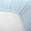 imageHonestBaby Organic Cotton Mini Crib Sheet Gray Heather One Size2 Pack  Light Blue