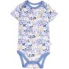 imageHonestBaby unisexbaby 4pack Short Sleeve Bodysuits Onepiece 100 Organic Cotton for Infant Baby Boys Girls Unisex4pack Prairie Pretty