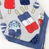 imageHonestBaby Multipack Reversible Bandana Drool Bibs Burpcloths Adjustable Snaps for Infant Baby BoysGirls 100 Organic Cotton2pack Ice Cream Independence