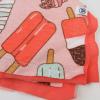 imageHonestBaby Multipack Reversible Bandana Drool Bibs Burpcloths Adjustable Snaps for Infant Baby BoysGirls 100 Organic Cotton2pack Ice Cream Rose