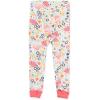 imageHonestBaby 2Piece Pajamas Sleepwear PJs 100 Organic Cotton for Infant Baby and Toddler GirlsFlower Power