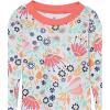 imageHonestBaby 2Piece Pajamas Sleepwear PJs 100 Organic Cotton for Infant Baby and Toddler GirlsFlower Power