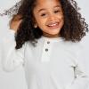 imageHonestBaby 5Pack Waffle Henley Long Sleeve Shirts 100 Organic Cotton for Infant Baby and Toddler Boys UnisexSandstorm