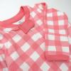 imageHonestBaby Baby Girls Sleep and Play Footed Pajamas OnePiece Sleeper Jumpsuit Zipfront Pjs Organic CottonStrawberry Ice Buffalo Check