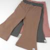 imageHonestBaby Multipack Leggings Skinny Flare and Cargo Pants Organic Cotton for Infant Baby Girls Toddlers Little KidsAutumn Brown