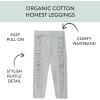 imageHonestBaby Multipack Leggings Skinny Flare and Cargo Pants Organic Cotton for Infant Baby Girls Toddlers Little KidsEmerald Floral