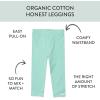 imageHonestBaby Multipack Leggings Skinny Flare and Cargo Pants Organic Cotton for Infant Baby Girls Toddlers Little KidsGreen Ombre