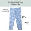 imageHonestBaby Multipack Leggings Skinny Flare and Cargo Pants Organic Cotton for Infant Baby Girls Toddlers Little KidsMaui Floral