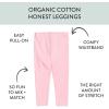 imageHonestBaby Multipack Leggings Skinny Flare and Cargo Pants Organic Cotton for Infant Baby Girls Toddlers Little KidsPink Ombre
