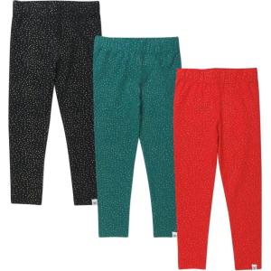 imageHonestBaby Multipack Leggings Skinny Flare and Cargo Pants Organic Cotton for Infant Baby Girls Toddlers Little KidsMulti Sparkle