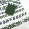 imageHonestBaby Baby Holiday 2Piece Pajamas Sleepwear PJs 100 Organic Cotton for Infant Baby and Toddler Boys ampamp Girls UnisexFair Isle Green