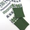 imageHonestBaby Baby Holiday 2Piece Pajamas Sleepwear PJs 100 Organic Cotton for Infant Baby and Toddler Boys ampamp Girls UnisexFair Isle Green