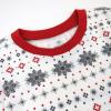 imageHonestBaby Baby Holiday 2Piece Pajamas Sleepwear PJs 100 Organic Cotton for Infant Baby and Toddler Boys ampamp Girls UnisexFair Isle Holiday Ivory