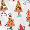 imageHonestBaby Baby Holiday 2Piece Pajamas Sleepwear PJs 100 Organic Cotton for Infant Baby and Toddler Boys ampamp Girls UnisexPizza Joy