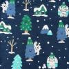imageHonestBaby Baby Holiday 2Piece Pajamas Sleepwear PJs 100 Organic Cotton for Infant Baby and Toddler Boys ampamp Girls UnisexSasquatch