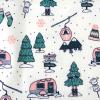 imageHonestBaby Baby Holiday 2Piece Pajamas Sleepwear PJs 100 Organic Cotton for Infant Baby and Toddler Boys ampamp Girls UnisexSki Trip