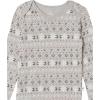 imageHonestBaby Baby Long Sleeve OnePiece Organic Cotton Bodysuits Multipack Legacy4pack Fair Isle Gray
