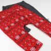 imageHonestBaby Multipack Harem Pants Roomy Fit Pull on Bottoms 100 Organic Cotton for Infant Baby Boys Girls Unisex2pack Fair Isle Red