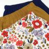 imageHonestBaby Multipack Harem Pants Roomy Fit Pull on Bottoms 100 Organic Cotton for Infant Baby Boys Girls Unisex3pack Copper Fields Floral Ivory