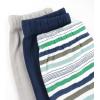 imageHonestBaby Multipack Harem Pants Roomy Fit Pull on Bottoms 100 Organic Cotton for Infant Baby Boys Girls Unisex3pack Hand Drawn Nature Stripe Navy