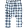 imageHonestBaby Multipack Harem Pants Roomy Fit Pull on Bottoms 100 Organic Cotton for Infant Baby Boys Girls Unisex3pack Painted Buffalo Navy Blue