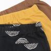 imageHonestBaby Multipack Harem Pants Roomy Fit Pull on Bottoms 100 Organic Cotton for Infant Baby Boys Girls Unisex3pack Rainbow Geo Black