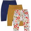 3-pack Copper Fields Floral Ivory