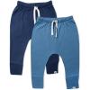 imageHonestBaby Multipack Honest Pants Joggers Pull on 100 Organic Cotton for Infant Baby and Toddler Boys Girls UnisexOcean Wave