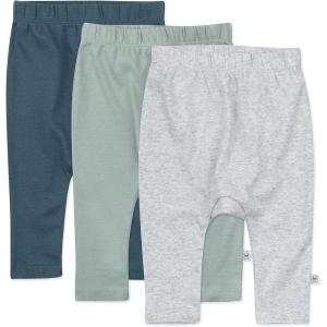 imageHonestBaby Multipack Harem Pants Roomy Fit Pull on Bottoms 100 Organic Cotton for Infant Baby Boys Girls Unisex3pack Mountains Morning