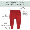 imageHonestBaby 3Pack Footed Pants Roomy Fit Pull on Bottoms 100 Organic Cotton for Infant Baby Boys Girls UnisexJumbo Fair Isle