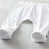 imageHonestBaby 3Pack Footed Pants Roomy Fit Pull on Bottoms 100 Organic Cotton for Infant Baby Boys Girls UnisexRed Tartan
