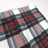 imageHonestBaby 3Pack Footed Pants Roomy Fit Pull on Bottoms 100 Organic Cotton for Infant Baby Boys Girls UnisexRed Tartan