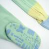 imageHonestBaby Baby 100 Organic Cotton Celebration NonSlip Footed OnePiece ZipFront PajamasEaster Stripe Blue