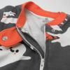 imageHonestBaby Baby 100 Organic Cotton Celebration NonSlip Footed OnePiece ZipFront PajamasGhost Party