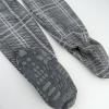 imageHonestBaby Baby 100 Organic Cotton Celebration NonSlip Footed OnePiece ZipFront PajamasGrey Plaid