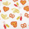 imageHonestBaby Baby 100 Organic Cotton Celebration NonSlip Footed OnePiece ZipFront PajamasJunk Food Lover
