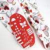 imageHonestBaby Baby 100 Organic Cotton Celebration NonSlip Footed OnePiece ZipFront PajamasPug Love