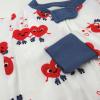 imageHonestBaby Baby 100 Organic Cotton Celebration NonSlip Footed OnePiece ZipFront PajamasSkating Sweeties