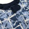 imageHonestBaby Baby 100 Organic Cotton Celebration NonSlip Footed OnePiece ZipFront PajamasTie Dye Light Blue