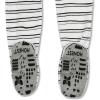 imageHonestBaby Baby 100 Organic Cotton Celebration NonSlip Footed OnePiece ZipFront PajamasTossed SkullsSketchy Stripe