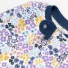 imageHonestBaby Classics Sleep ampamp Play Footed OnePiece Pajama Sleeper 100 Organic CottonMeadow Floral Purple