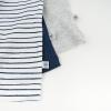 imageHonestBaby Multipack Harem Pants Roomy Fit Pull on Bottoms 100 Organic Cotton for Infant Baby Boys Girls Unisex3pack Classic Stripe Navy