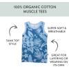 imageHonestBaby Multipack Long Sleeve Tshirts Tee 100 Organic Cotton Baby Toddler Kids Boys Girls5pack Tropic Shadow Chambray