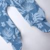 imageHonestBaby Sleep ampamp Play Footed OnePiece Pajama Sleeper 100 Organic Cotton Baby BoysTropic Shadow Chambray