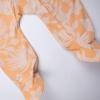 imageHonestBaby Sleep ampamp Play Footed OnePiece Pajama Sleeper 100 Organic Cotton Baby GirlsTropic Shadow Peach