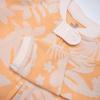 imageHonestBaby Sleep ampamp Play Footed OnePiece Pajama Sleeper 100 Organic Cotton Baby GirlsTropic Shadow Peach